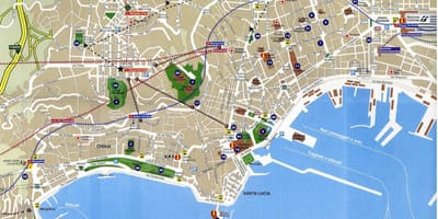 Naples borg kort
