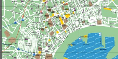 Naples ferðamaður kort
